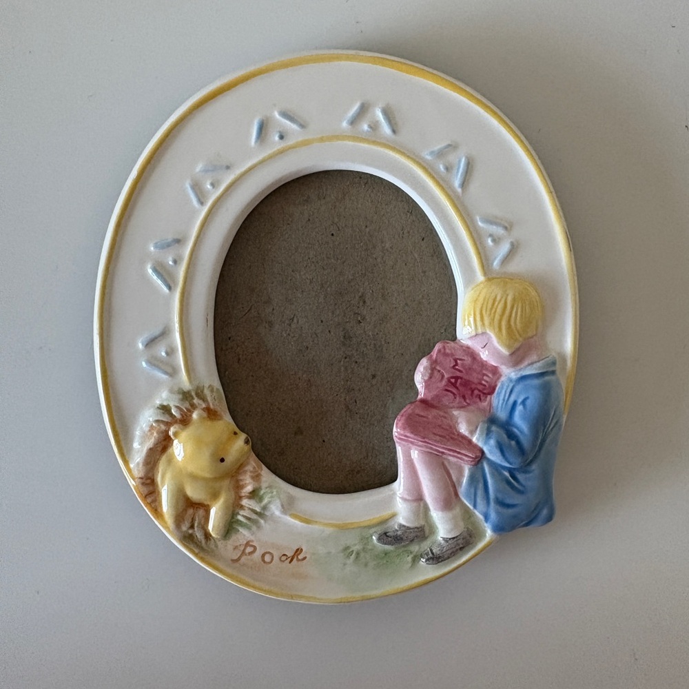 Vintage Classic Pooh Ceramic Frame